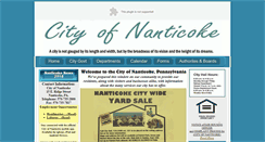 Desktop Screenshot of nanticokecity.com